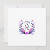 Gepersonaliseerd Schattige Baby shower Kaart (Achterkant)