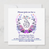 Gepersonaliseerd Schattige Baby shower Kaart (Voorkant)