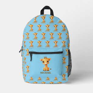 Gepersonaliseerd Schattige Giraffe patroon Bedrukte Rugzak
