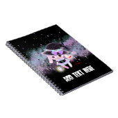 Gepersonaliseerd - schattige jager-bunny notitieboek (Rechterzijde)