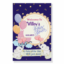 Gepersonaliseerd Schattige Thema Baby shower Welko