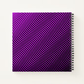 Gepersonaliseerd schetsboek voor optische golven notitieboek (Achterkant)