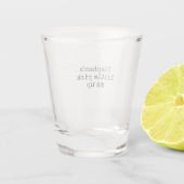 Gepersonaliseerd schitterend glas (Achterkant)