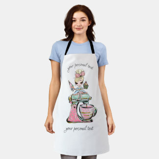 Gepersonaliseerd schort, zoete koekje schort