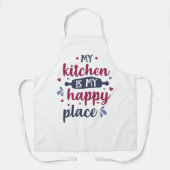 Gepersonaliseerd Schorten met Speelse Keukennoteri (Voorkant)