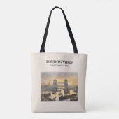 Gepersonaliseerd schouder Tas van de London Tower (Achterkant)
