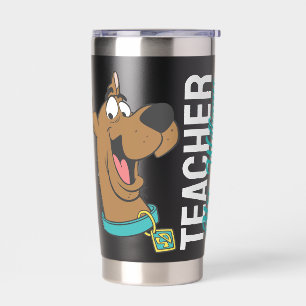 Gepersonaliseerd Scooby-Doo Happy Face Teacher Geïsoleerde Drinkbeker