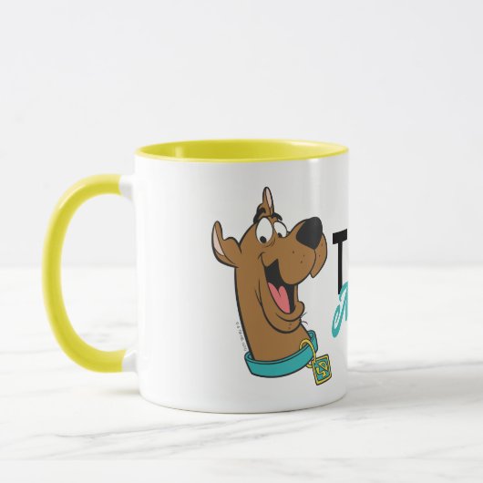 Gepersonaliseerd | Scooby-Doo Happy Face Teacher Mok (Links)