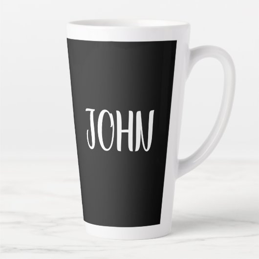 GEPERSONALISEERD SCRIPT AANGEPASTE LATTE KOFFIE MO MOK (Rechts)