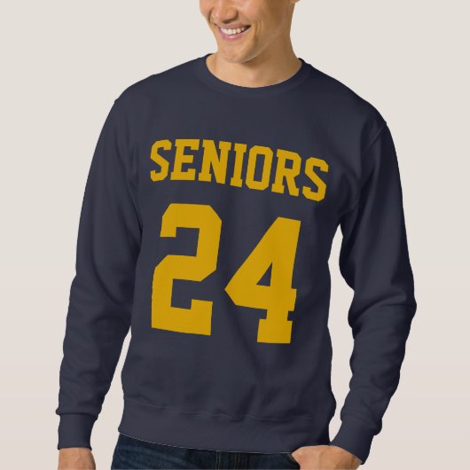 Gepersonaliseerd Senior Class High School Colours  Trui (Voorkant)
