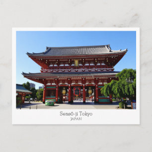 Gepersonaliseerd, Sensō-ji Tempel, TOKYO, Japan Briefkaart