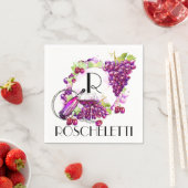 Gepersonaliseerd servetten voor wijncocktails (Insitu)