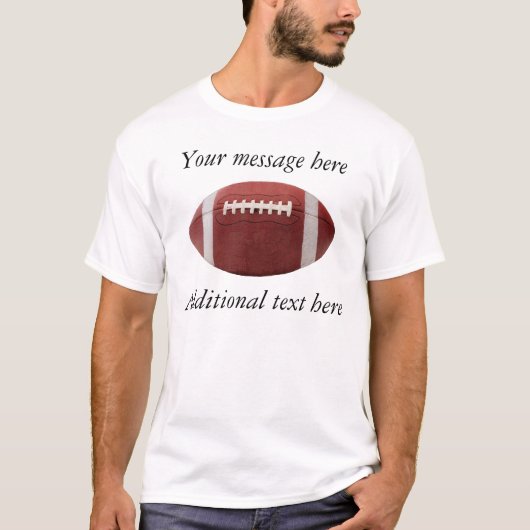 Gepersonaliseerd Shirt Football (Voorkant)