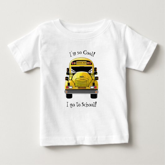 Gepersonaliseerd Shirt voor schoolbus (Voorkant)