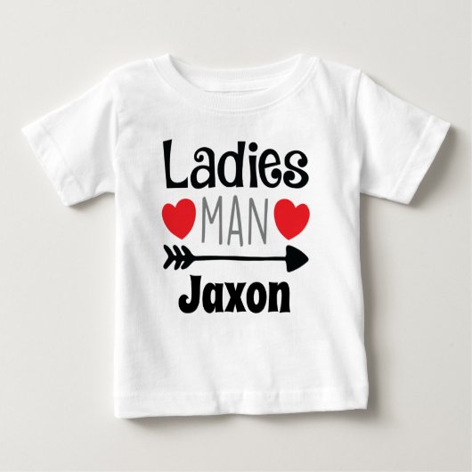 Gepersonaliseerd Shirt voor Valentijnse Mannen (Voorkant)