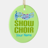 Gepersonaliseerd Show Choir Music Ornament (Rechts)