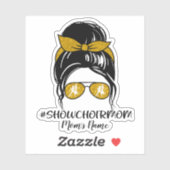 Gepersonaliseerd Show koor mam Sticker (Vel)