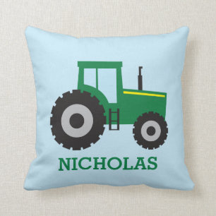 Gepersonaliseerd Sierkussen Boerderij tractor Kind