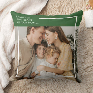 Gepersonaliseerd Sierkussen van de Foto van de Fam