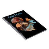 Gepersonaliseerd silhouet notitieboek (Rechterzijde)