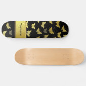gepersonaliseerd, sjabloon, vlinder, vlinders, skateboard (Horizontaal)