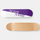 Gepersonaliseerd skateboard - Jouw naam toevoegen (Horizontaal)