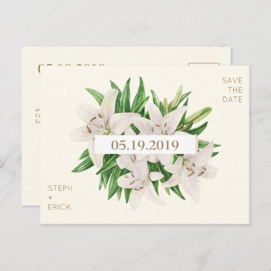 Gepersonaliseerd - Sla de datum op Briefkaart (Voorkant / Achterkant)