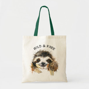 Gepersonaliseerd sleuf voor vrije Waterverf Tote Bag