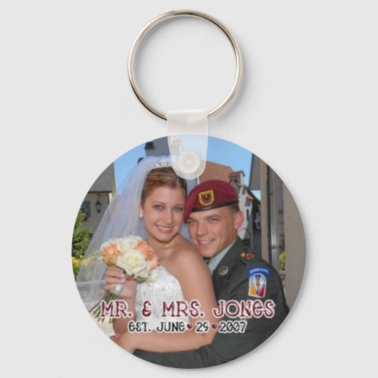 Gepersonaliseerd Sleutelhanger (Voorkant)