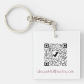 Gepersonaliseerd Sleutelhanger - DiscovHER Health (Voorkant)