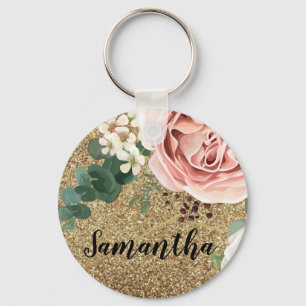 Gepersonaliseerd Sleutelhanger Geometric Garden Ro