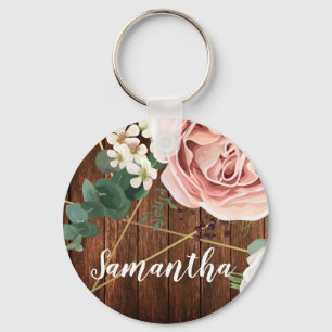 Gepersonaliseerd Sleutelhanger Geometrische Tuin R