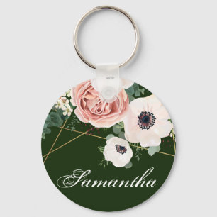 Gepersonaliseerd Sleutelhanger Geometrische Tuin R