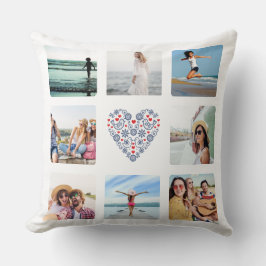 Gepersonaliseerd Slowaaks Folk Pattern Sierkussen