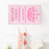 Gepersonaliseerd snoepje 16 spandoek (Insitu)