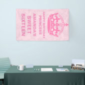 Gepersonaliseerd snoepje 16 spandoek (Beurs)