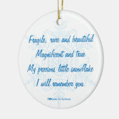 Gepersonaliseerd Snowflake Ornament (Links)