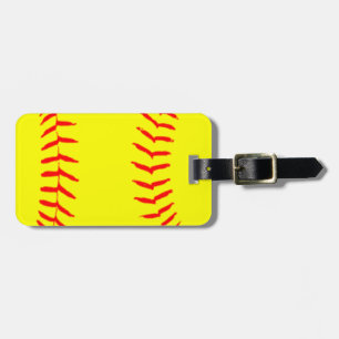 Gepersonaliseerd Softball Bagagelabel