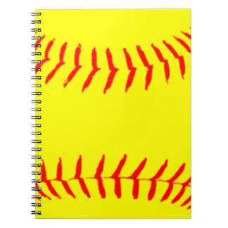 Gepersonaliseerd Softball Notitieboek