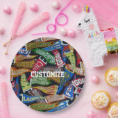 Gepersonaliseerd Sportpatroon voor Pennant Papieren Bordje (Feest)