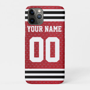 Gepersonaliseerd Sports Hockey Jersey iPhone 11 Pro Hoesje