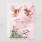 Gepersonaliseerd sprookjesthema bedankkaart (Voorkant)