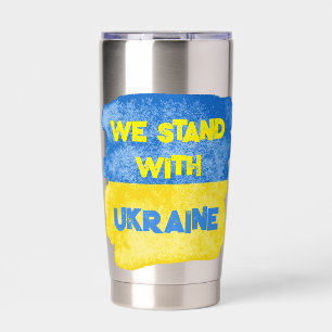 Gepersonaliseerd STAND MET OEKRAÏNE Peace Support Geïsoleerde Drinkbeker