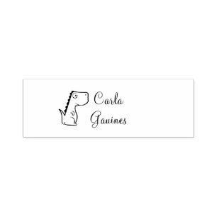 Gepersonaliseerd stempel voor kinderen met dierlij