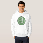 Gepersonaliseerd, stijlvol, modern en minimaal hoodie (Voorkant volledig)