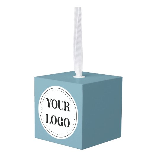 Gepersonaliseerd, stijlvol, modern en minimaal kubus ornament (Achter hoekig)