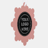 Gepersonaliseerd, stijlvol, modern en minimaal ornament kaart (Rechts)