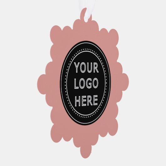 Gepersonaliseerd, stijlvol, modern en minimaal ornament kaart (Rechts)