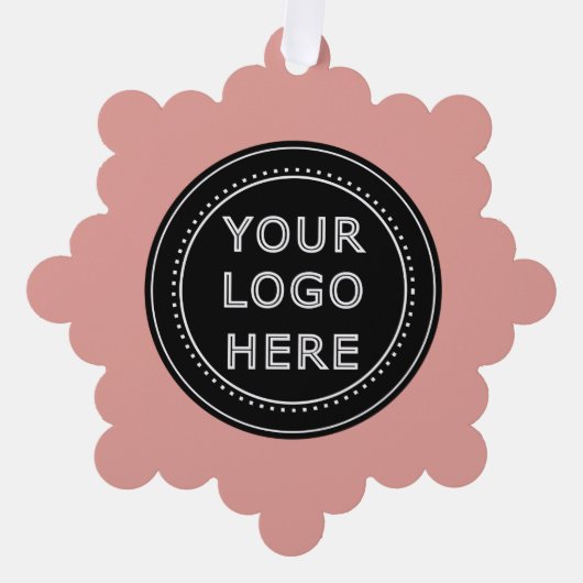 Gepersonaliseerd, stijlvol, modern en minimaal ornament kaart (Voorkant)