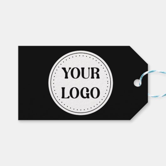 Gepersonaliseerd, stijlvol, modern & minimaal cadeaulabel (Voorkant (Horizontaal))